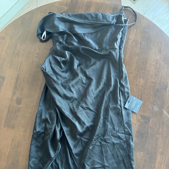 Lulus Satin Maxi Dress - Picture 1 of 4